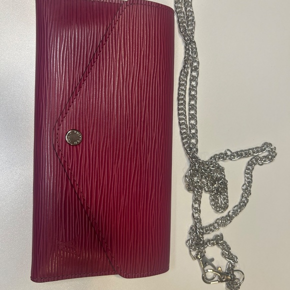 Louis Vuitton Dark Pink Epi Josephine Wallet - Picture 1 of 6